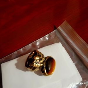 Avon ring with brown stone